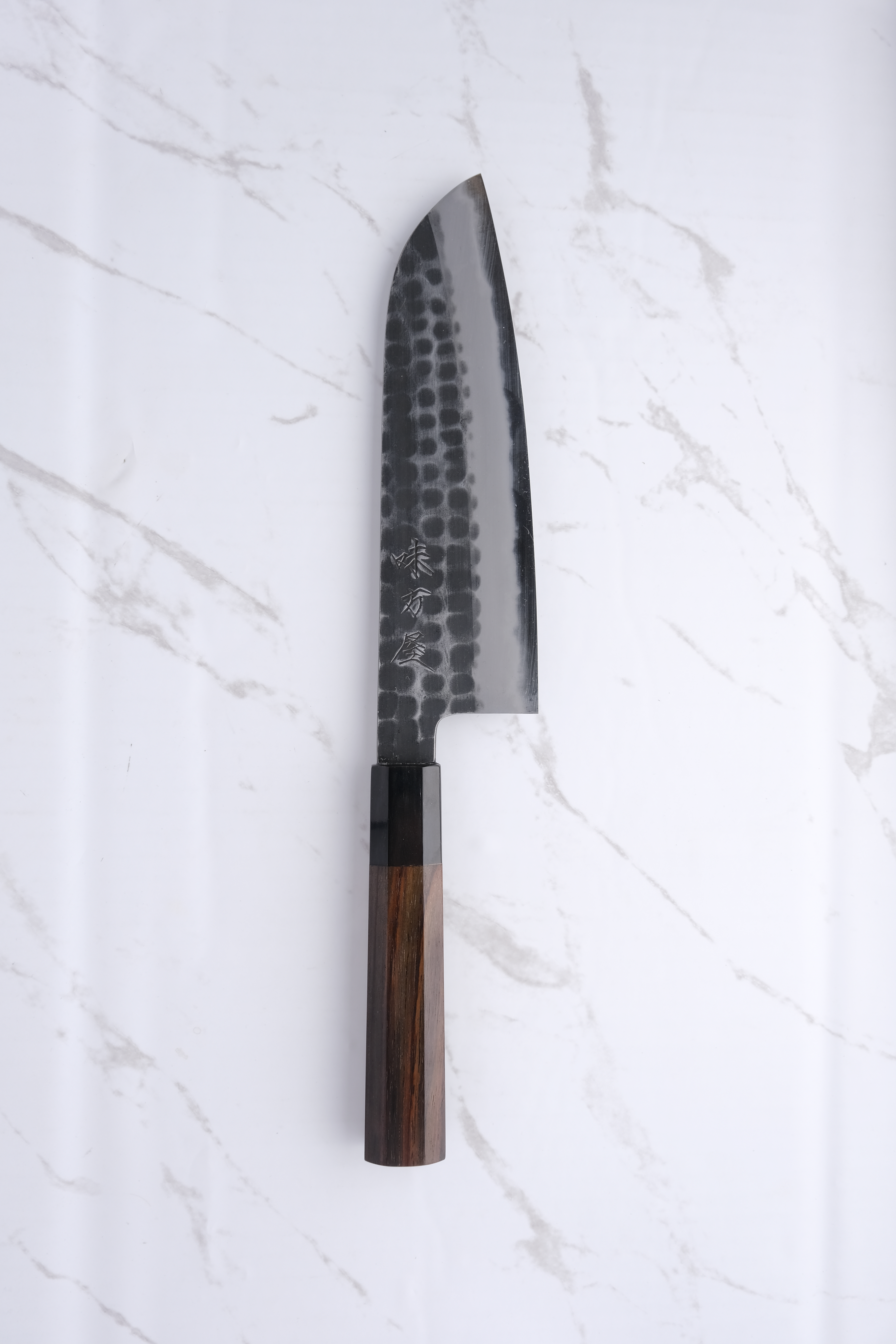 Mutsumi Hinoura Ajikataya 180 mm Santoku - Shirogami #2