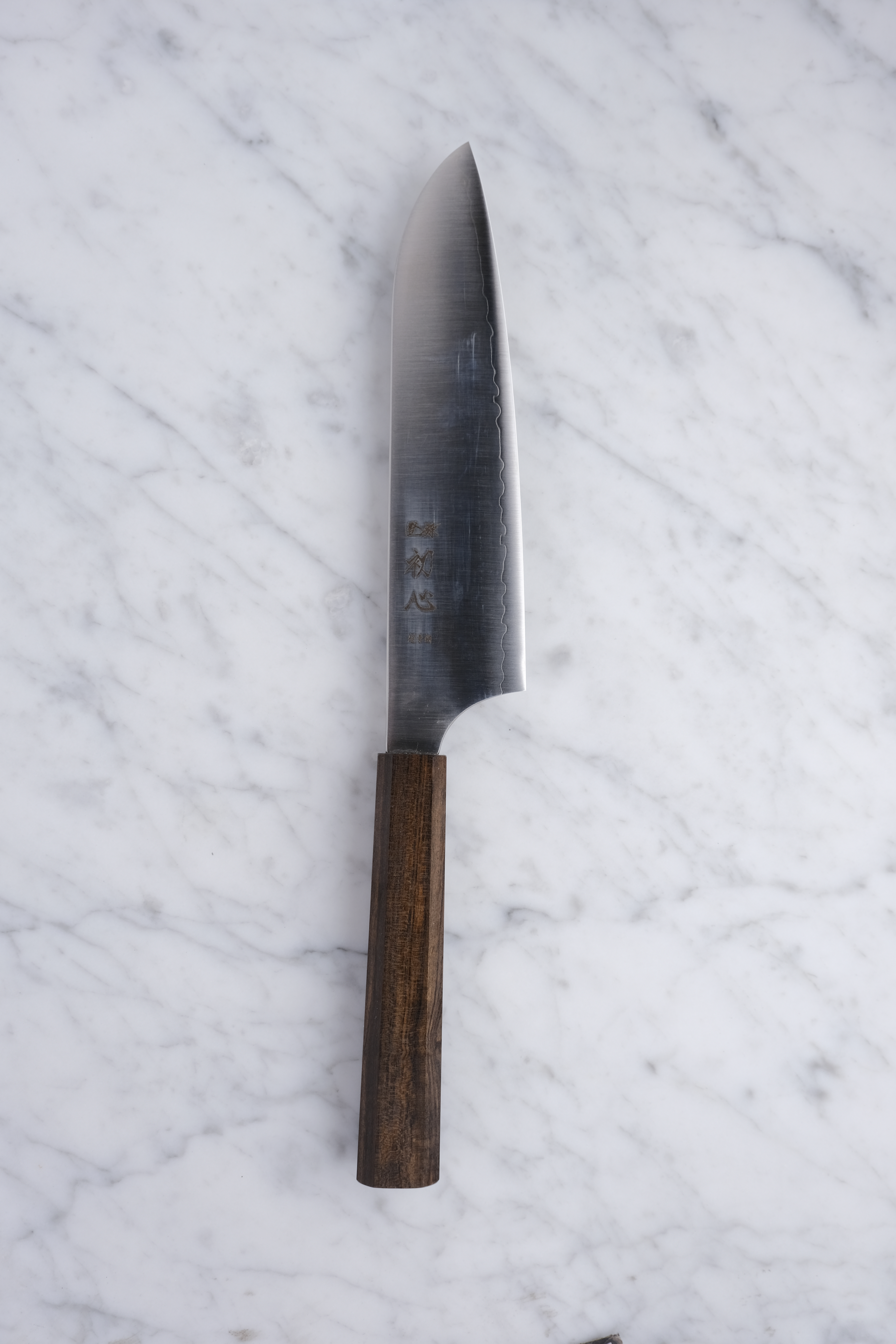 Hatsukokoro Hayabusa Aogami 180mm Santoku