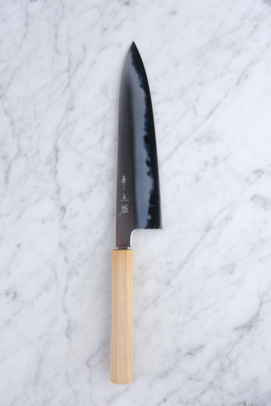 Konosuke WT 225mm Gyuto Shirogami 2 - Chestnut