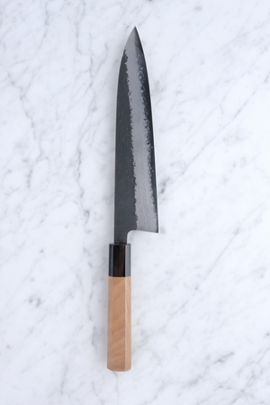Hatsukokoro Shinkiro Aogami Super Walnut - 210mm Gyuto