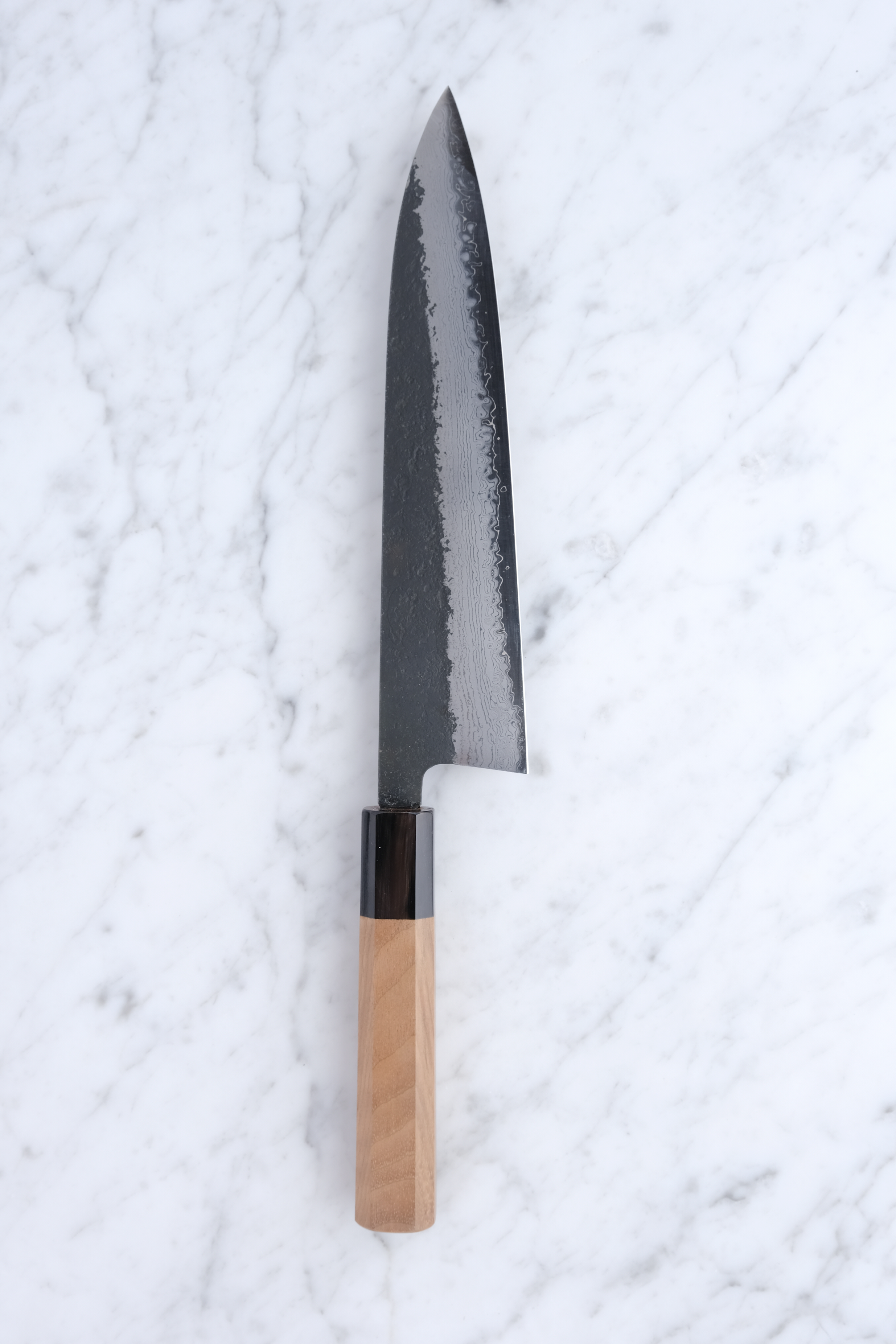 Hatsukokoro Shinkiro Aogami Super Walnut - 210mm Gyuto