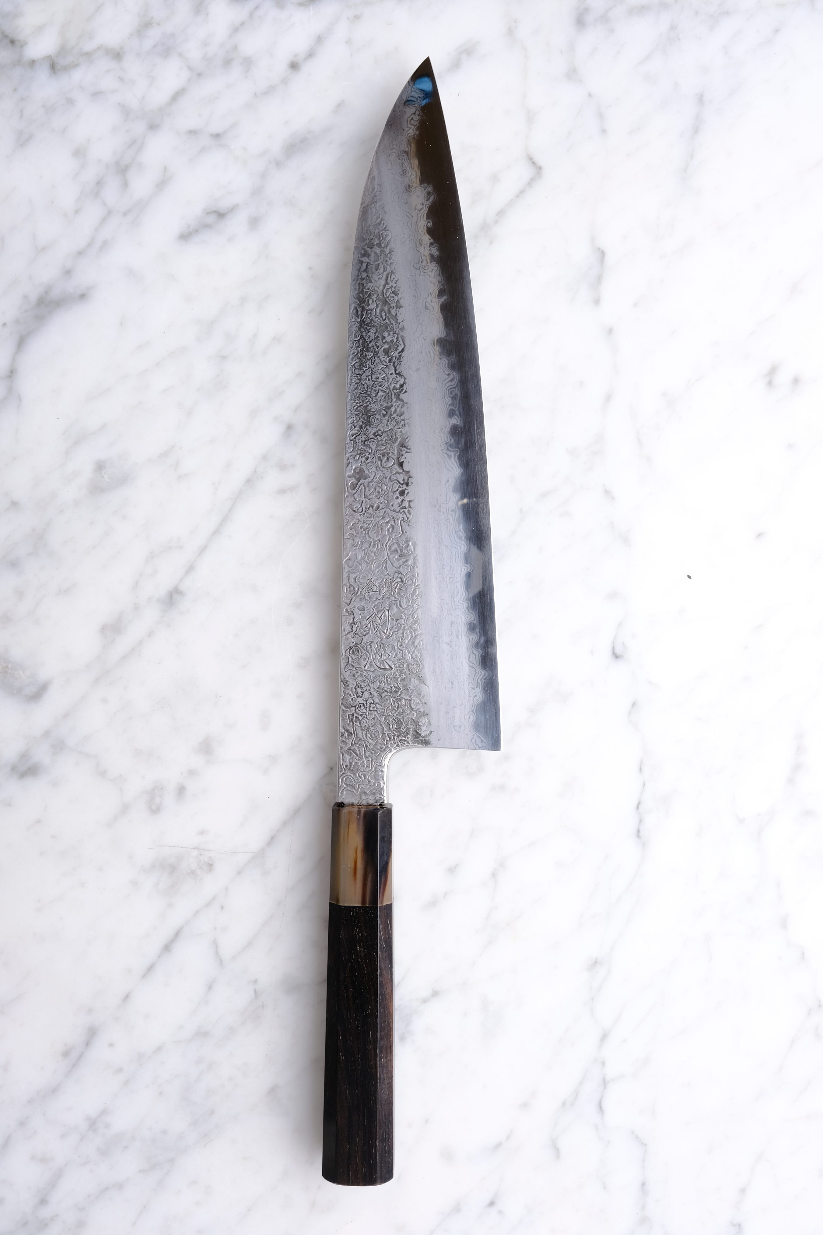 Masuda Yoshihide Migaki Aogami 1 Ebony - 240 mm Gyuto