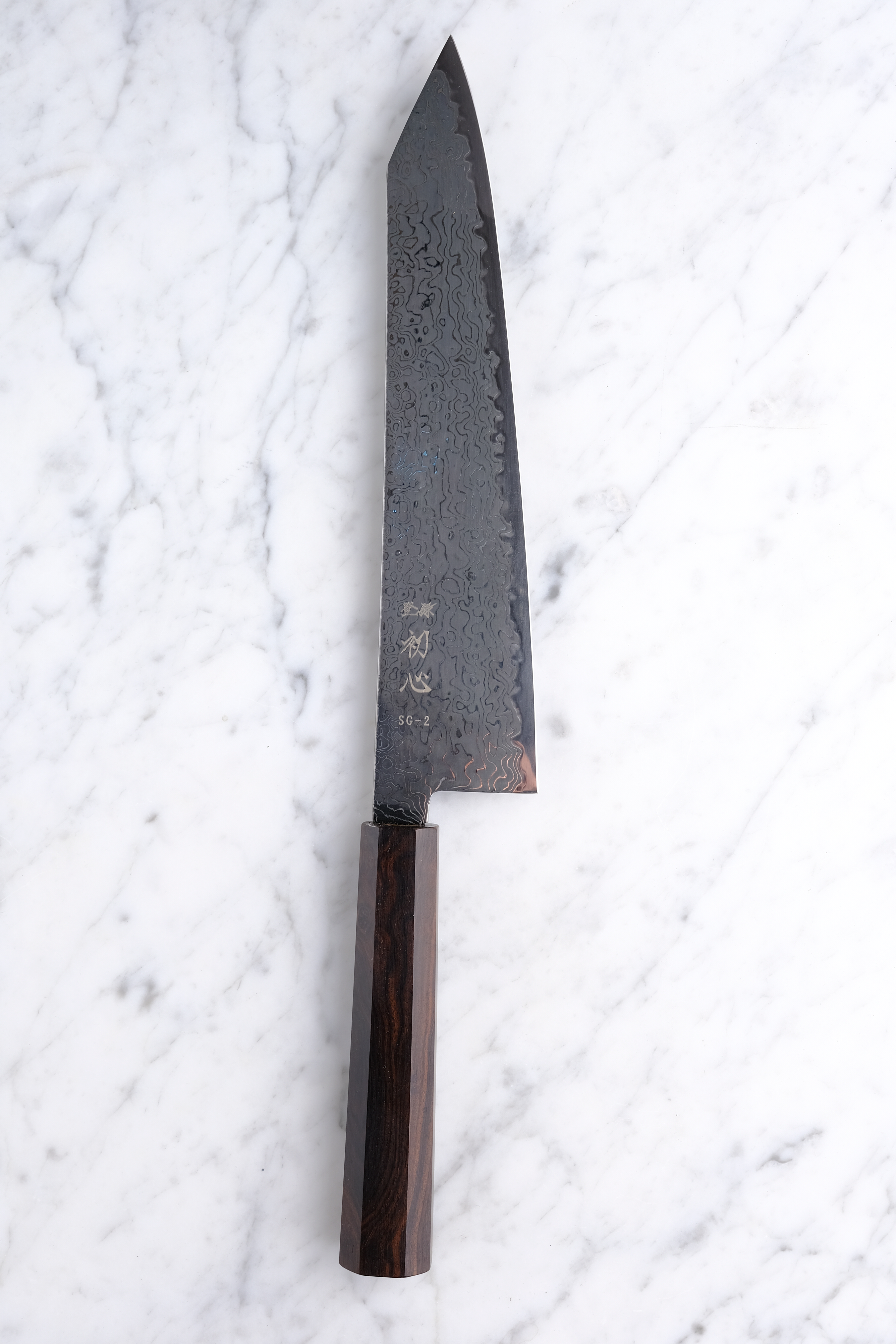 Hatsukokoro Ryuhyo Kurozome SG2 - 240mm K-tip Gyuto