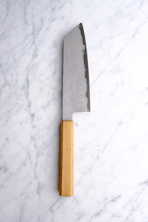Sakai Kikumori Yogiri Aogami Super - 180 mm Bunka