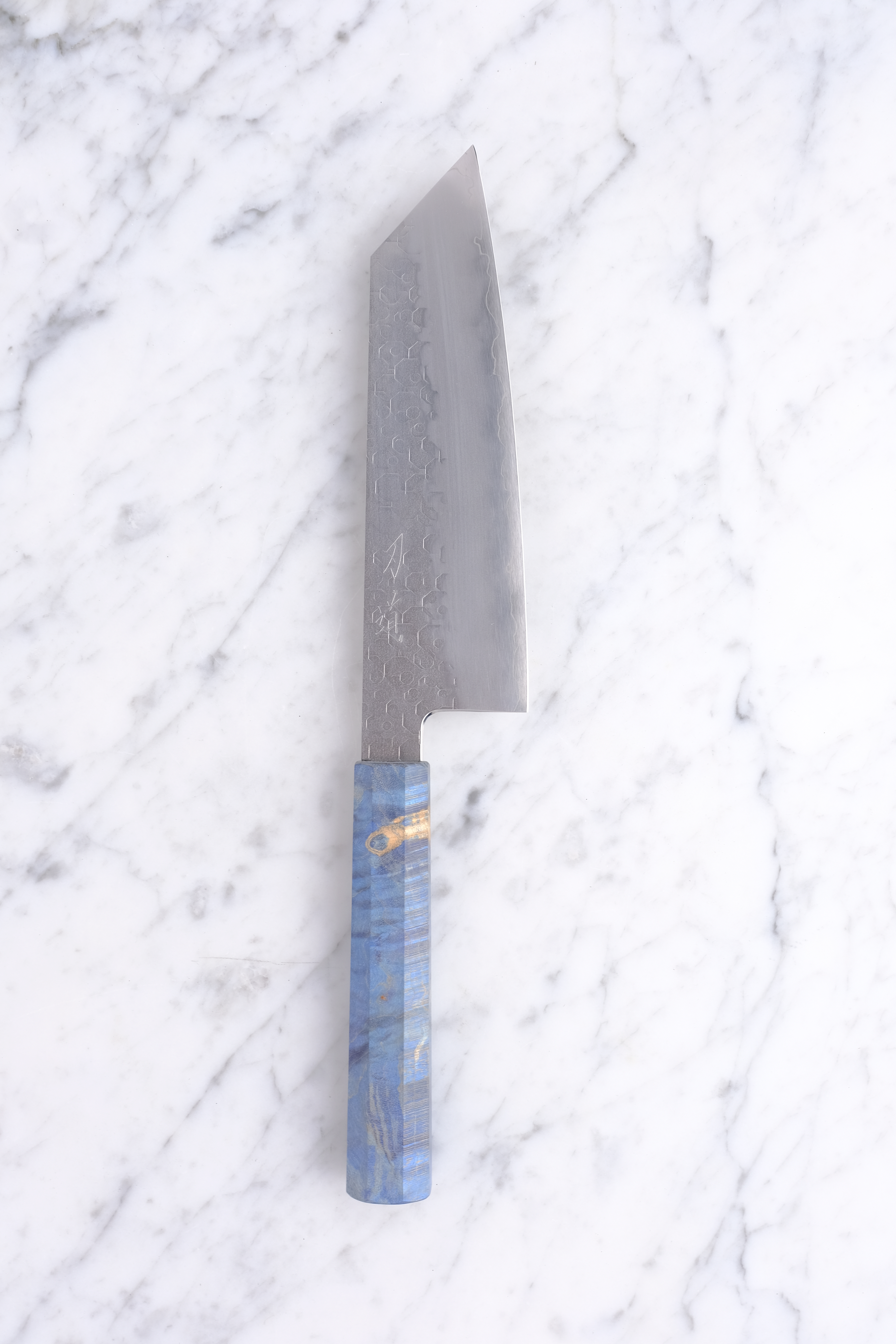 HADO Shiosai SG2 Stabilized Wood Blue - 180 mm Bunka
