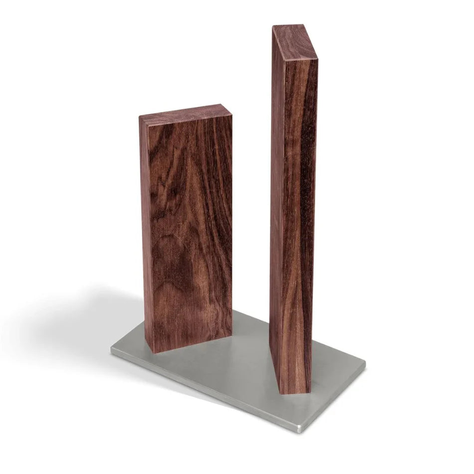 KAI Stonehenge knife block walnut/steel