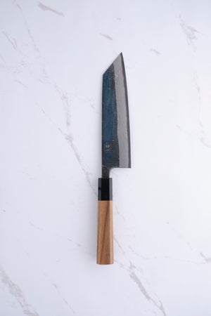 Hatsukokoro Kumokage 180 mm Bunka Blue-2