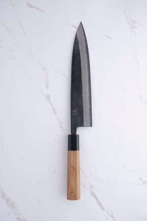 Hatsukokoro Kumokage 240mm Chef's Knife Blue-2 - Walnut