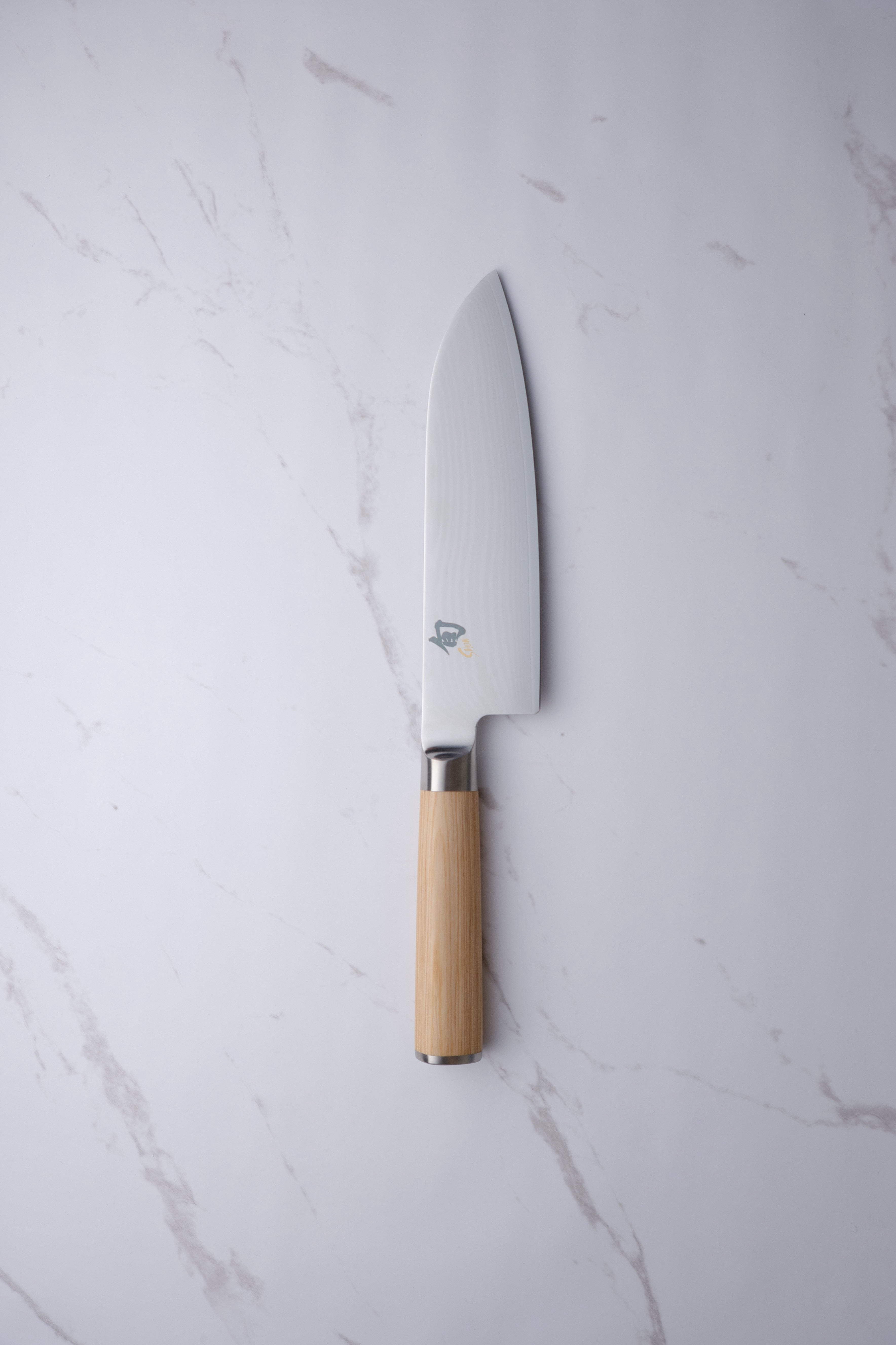 Shun Classic 180mm Santoku - White 