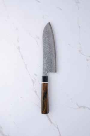 Suncraft Black Santoku 167mm