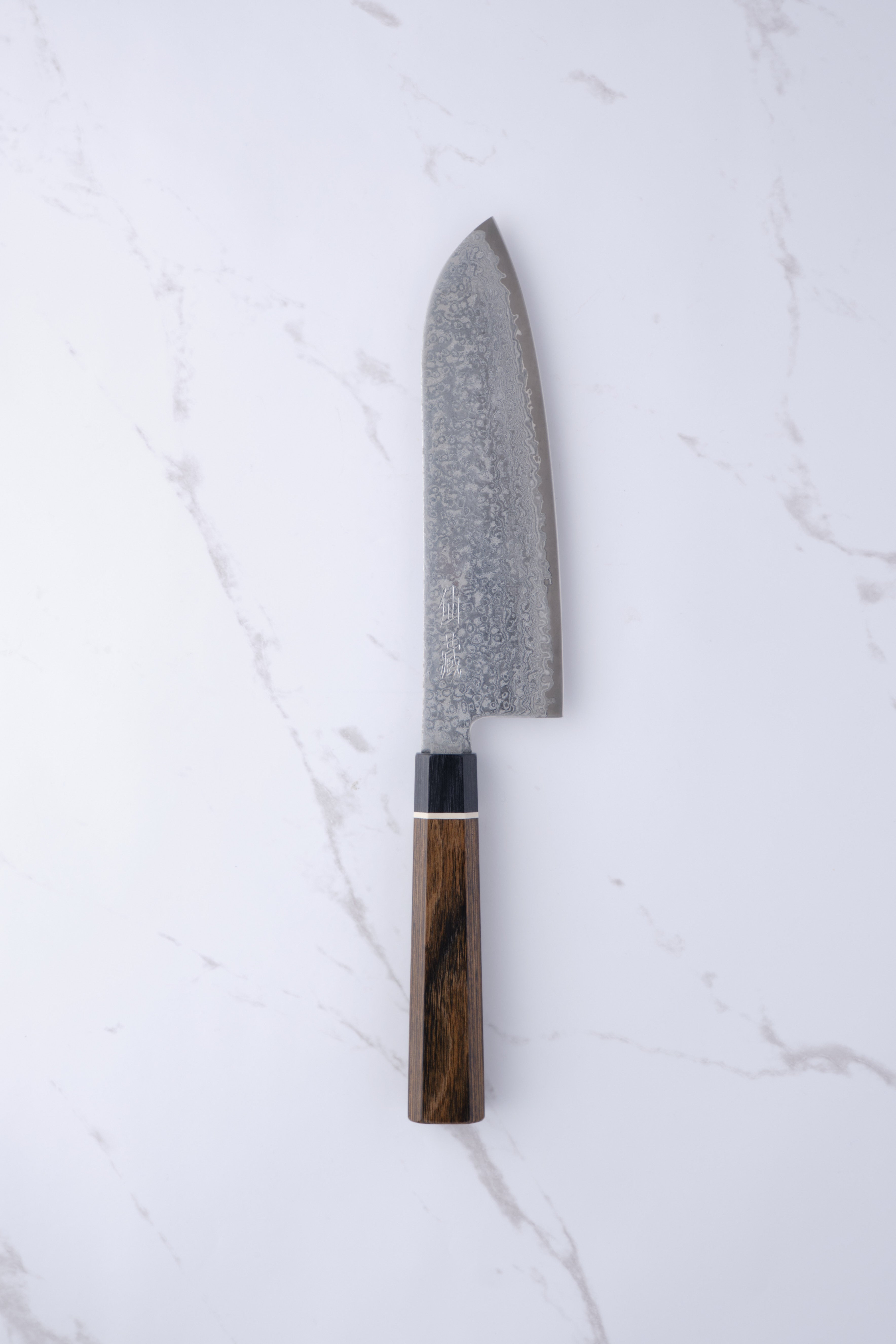 Suncraft Black Santoku 167mm